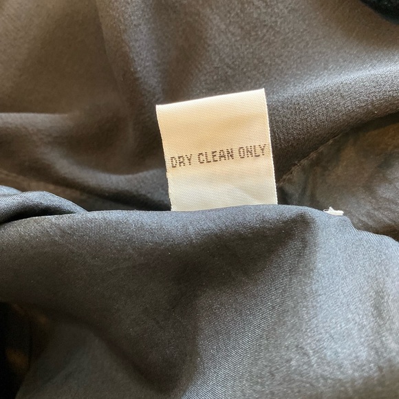 Vintage Y2K 90s Robbie Bee black pink roses silk bias cut party dress fairy 10P - Picture 7 of 7